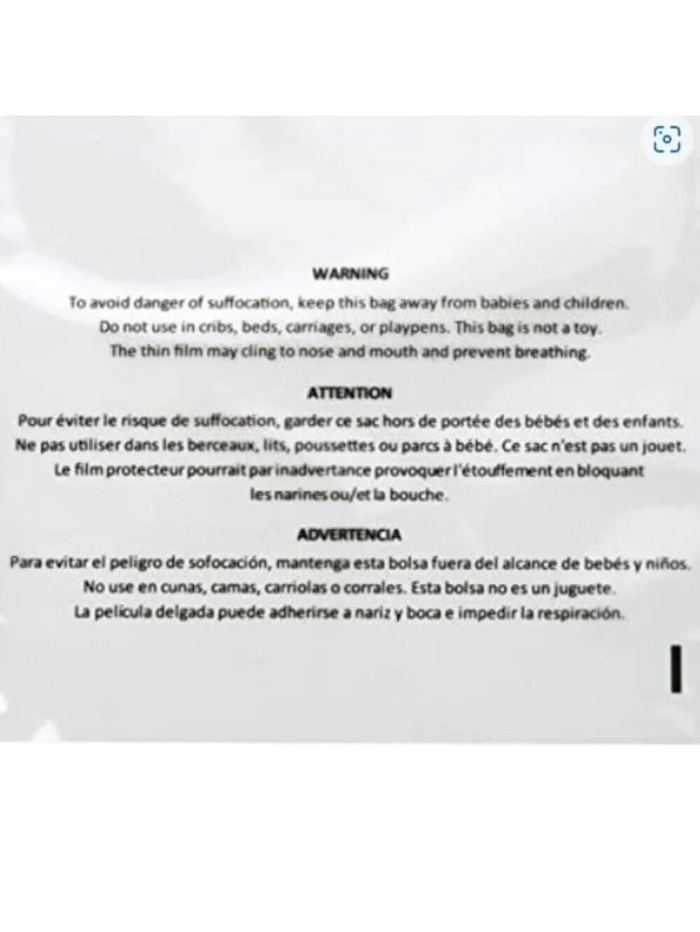 100 Clear FBA Shipping Bags 12